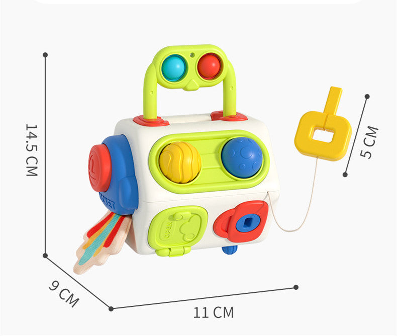 Juguetes Montessori Sensoriales 9 en 1 Busy Cube