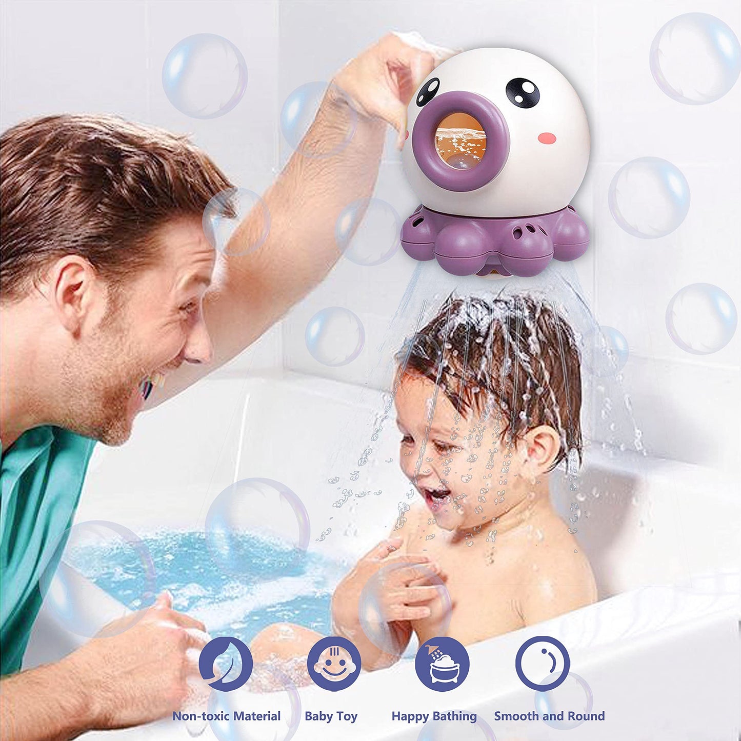 Juguete de Baño Pulpo Fuente