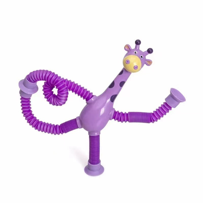 Juego Sensorial con los Giraffe Tubes