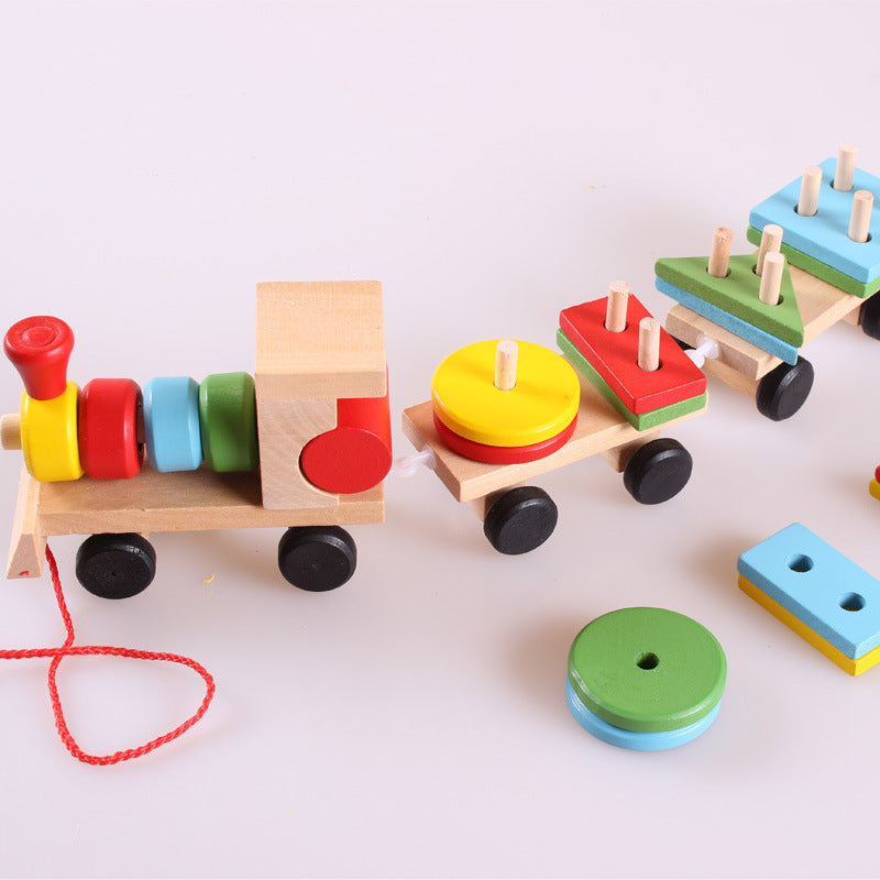 Tren Tractor de Madera
