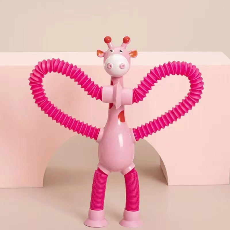 Juego Sensorial con los Giraffe Tubes