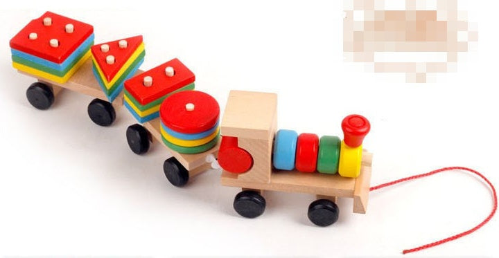 Tren Tractor de Madera