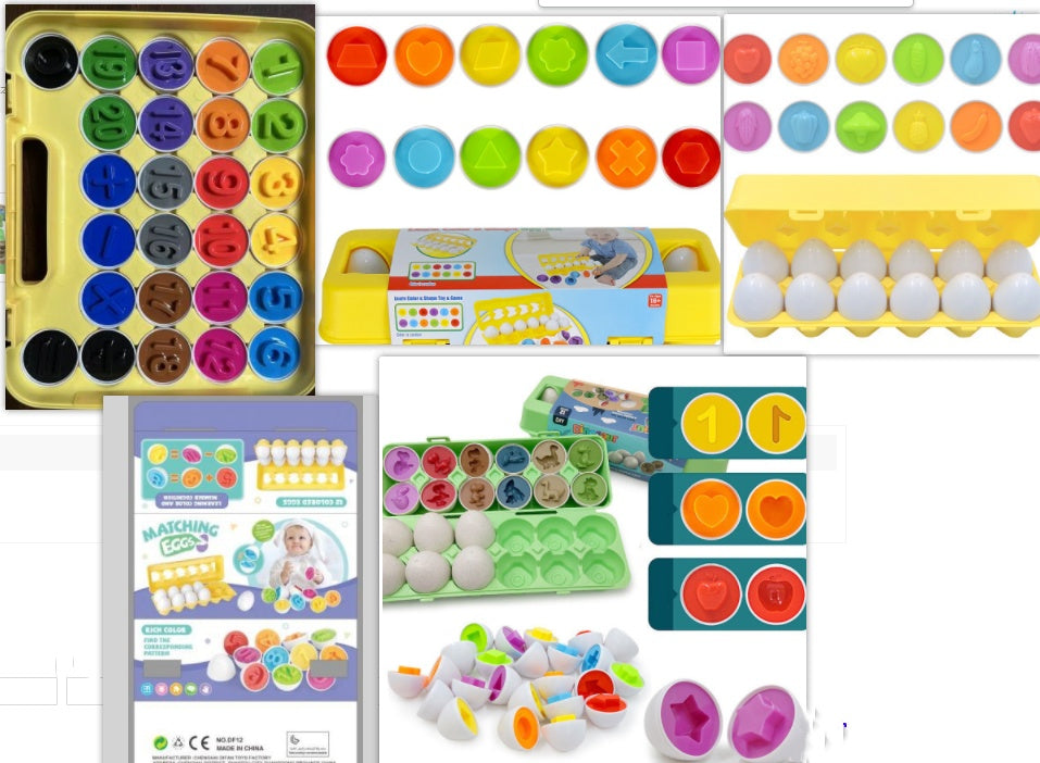 Juguetes Educativos Montessori Smart Eggs