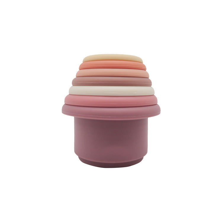 Tazas Apilables de Silicona para Bebés