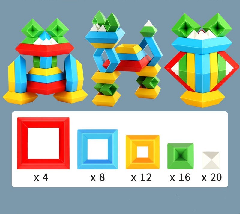 Torre Arcoíris Montessori para Niños