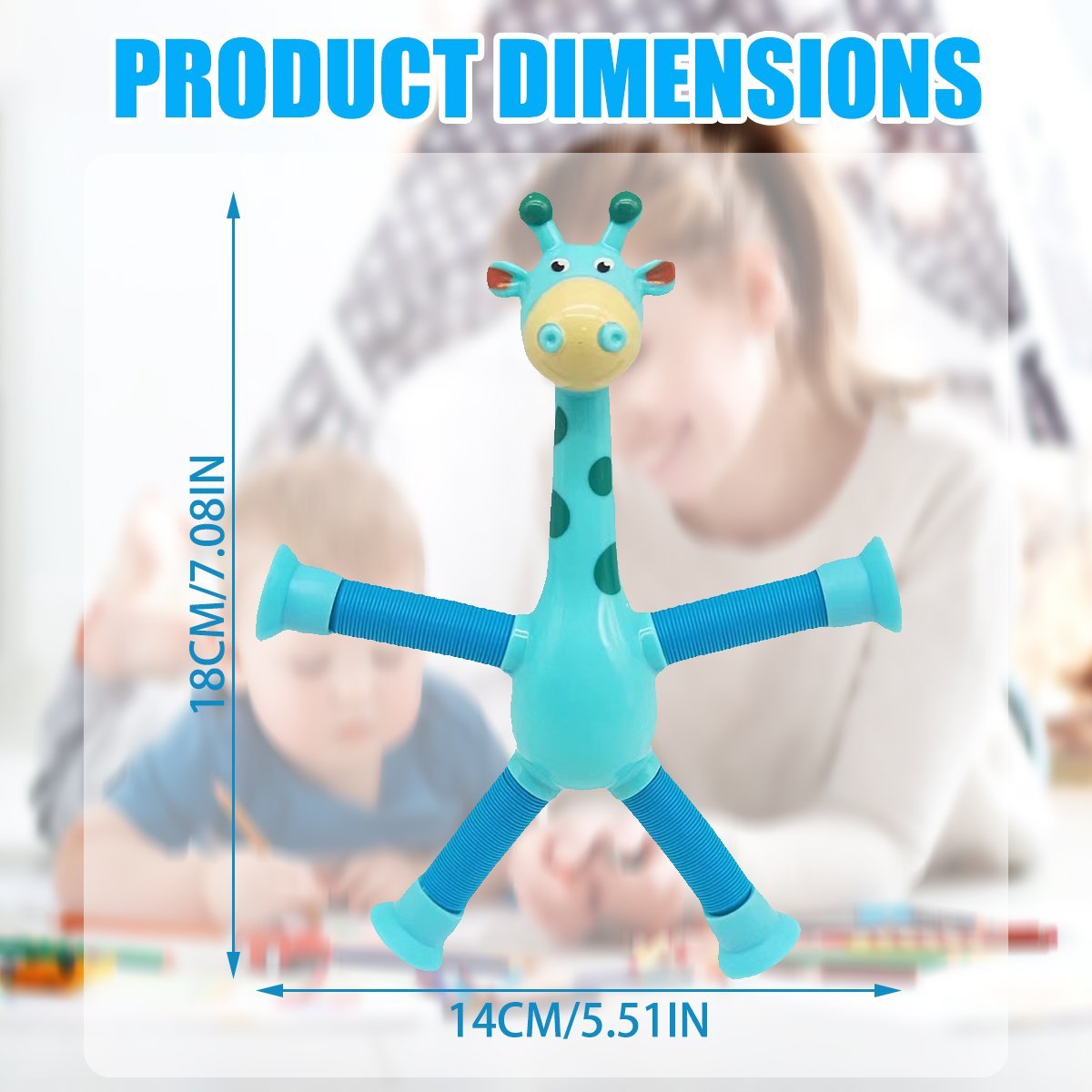 Juego Sensorial con los Giraffe Tubes