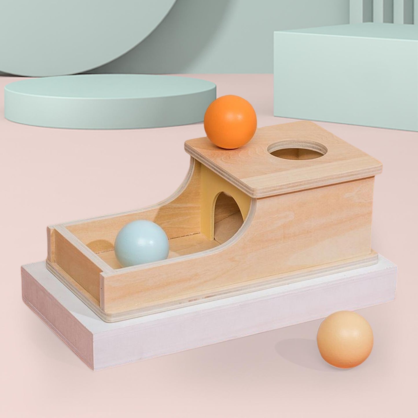 Caja de Objetivos Montessori de Madera