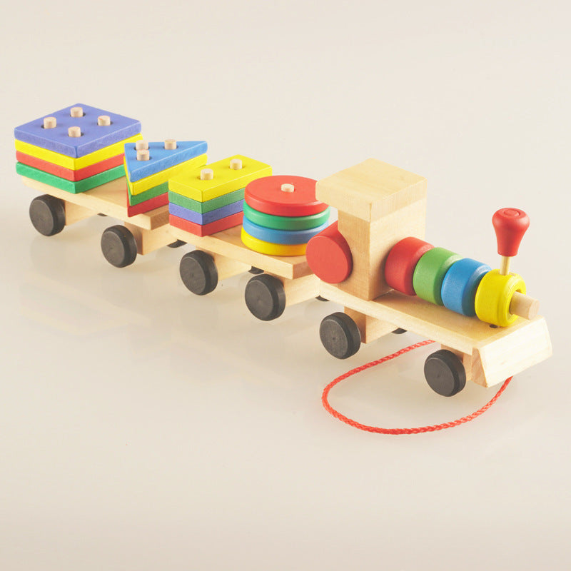 Tren Tractor de Madera