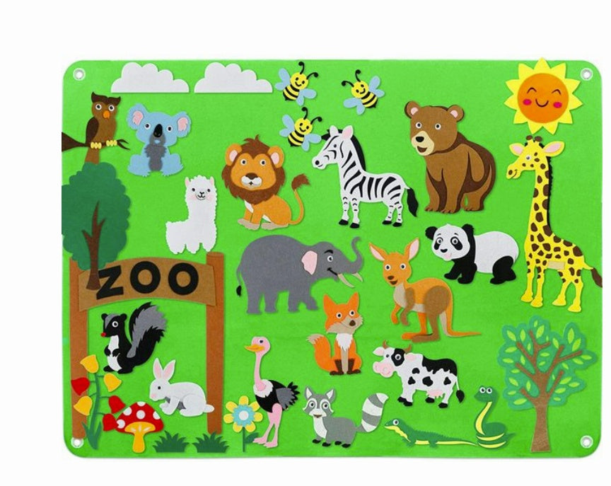 Juguetes Educativos de Fieltro para Bebés