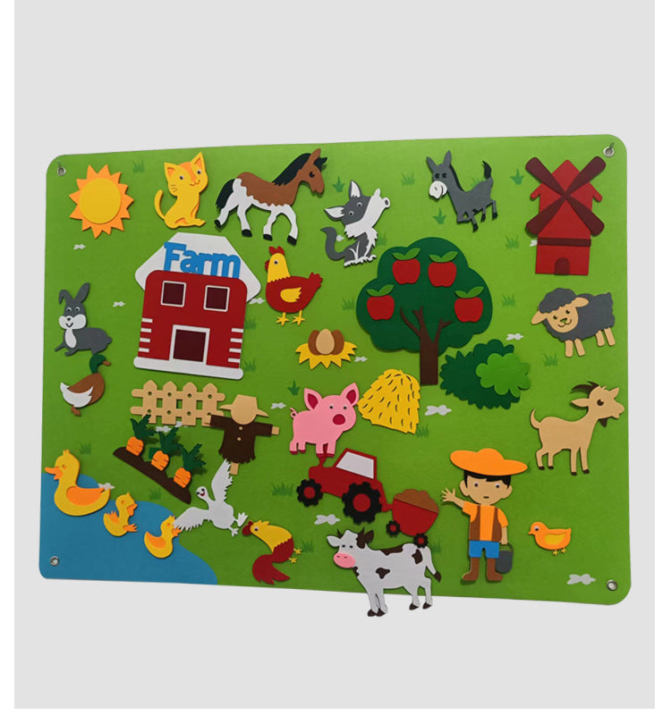 Juguetes Educativos de Fieltro para Bebés