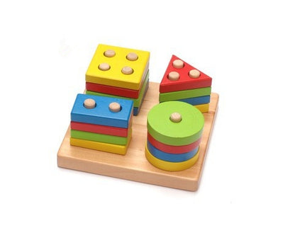 Juego de Rompecabezas Educativo de Madera para Niños