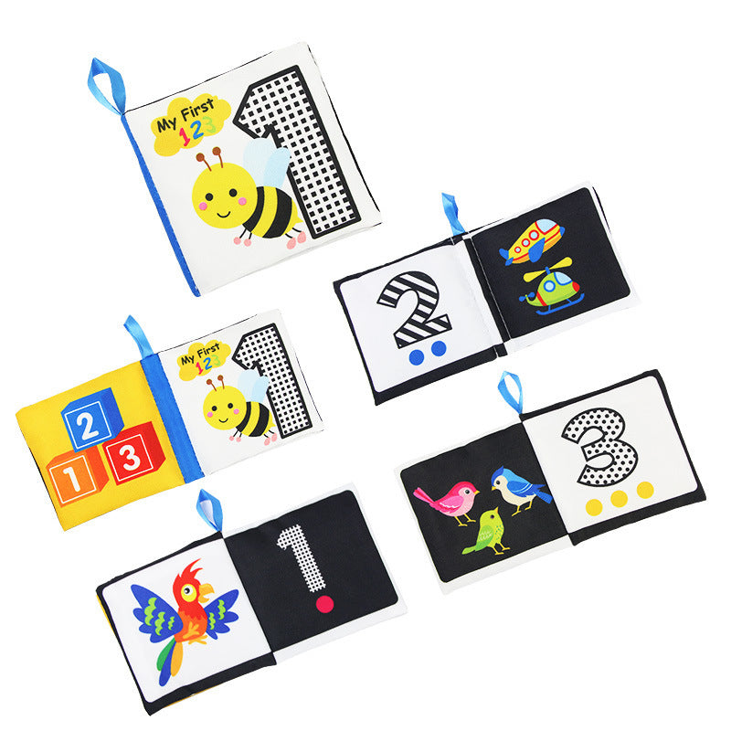 Libro de Tela Visual y Sensorial Montessori