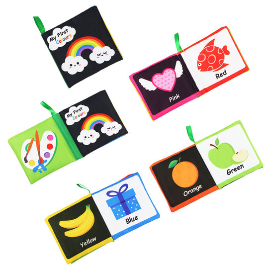Libro de Tela Visual y Sensorial Montessori