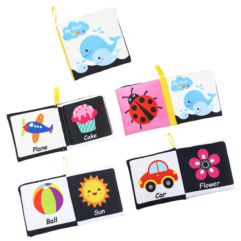 Libro de Tela Visual y Sensorial Montessori