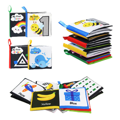 Libro de Tela Visual y Sensorial Montessori