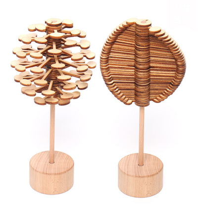 Lollipop de Madera Rotatorio