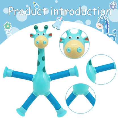 Juego Sensorial con los Giraffe Tubes