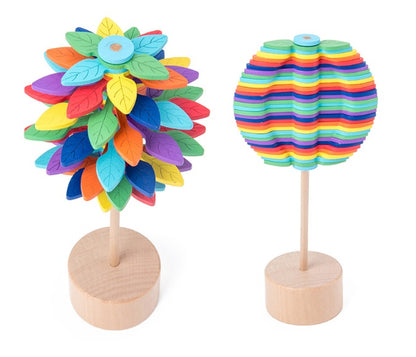 Lollipop de Madera Rotatorio