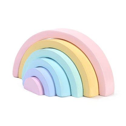Juguetes Educativos Apilables de Silicona para Bebés