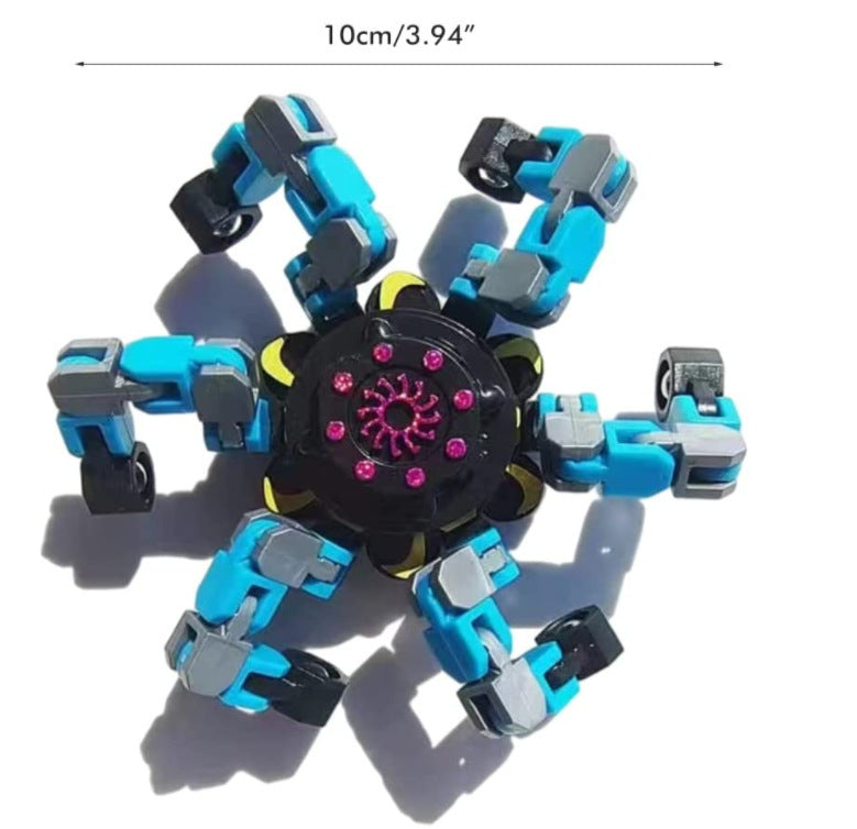 Juguete Fidget Spinner Transformable y Antiestrés