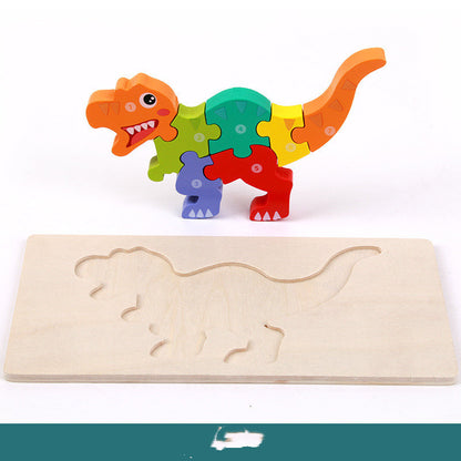 Rompecabezas 3D Montessori de Madera