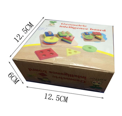 Juego de Rompecabezas Educativo de Madera para Niños