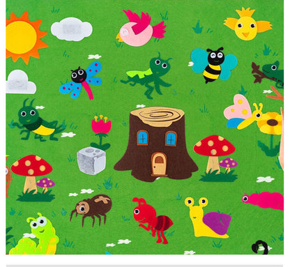 Juguetes Educativos de Fieltro para Bebés
