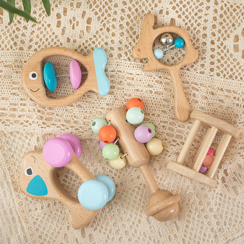 Juego Educativo de Madera para Bebés