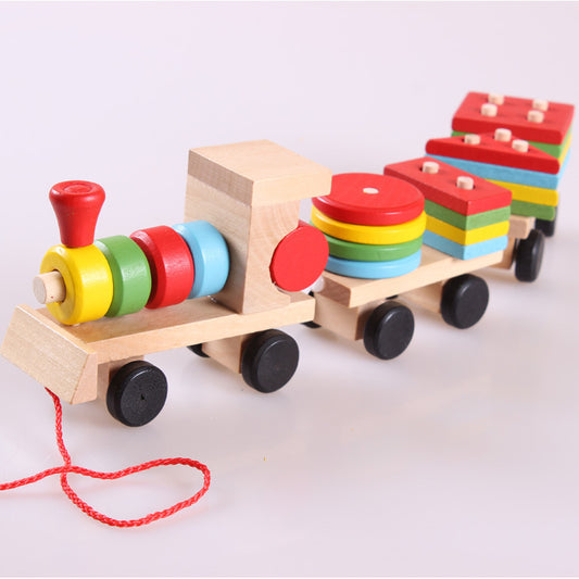 Tren Tractor de Madera