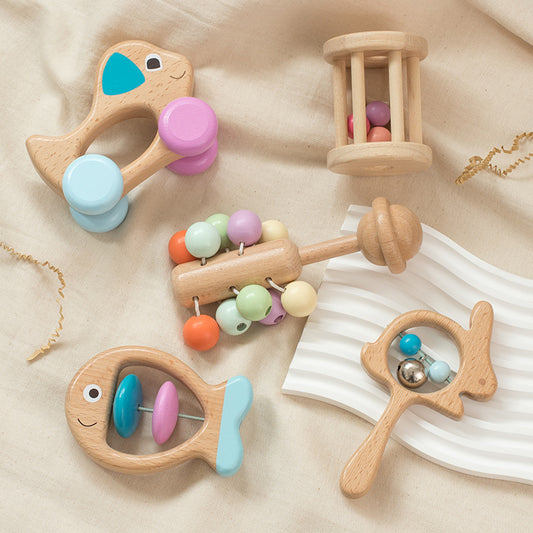 Juego Educativo de Madera para Bebés