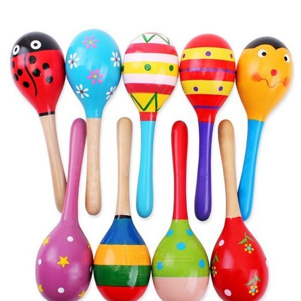 Juguetes de Madera: Maracas Educativas
