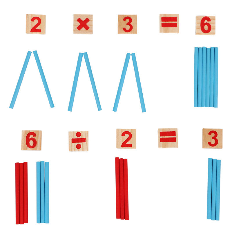 Juguetes Matemáticos Montessori de Madera
