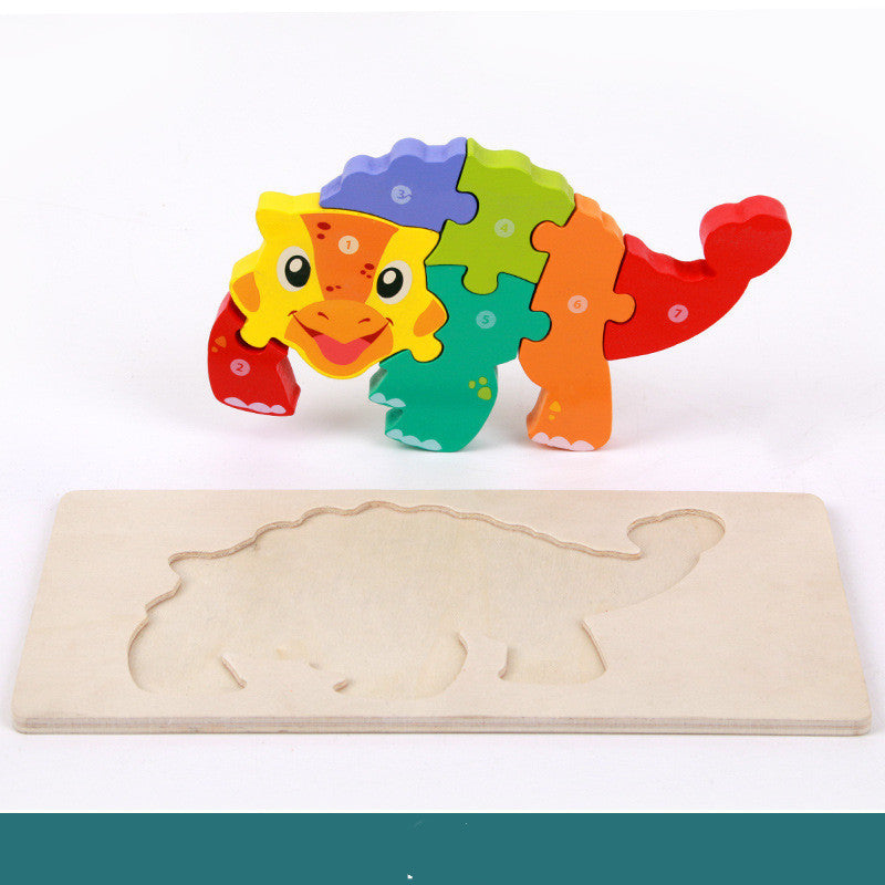 Rompecabezas 3D Montessori de Madera