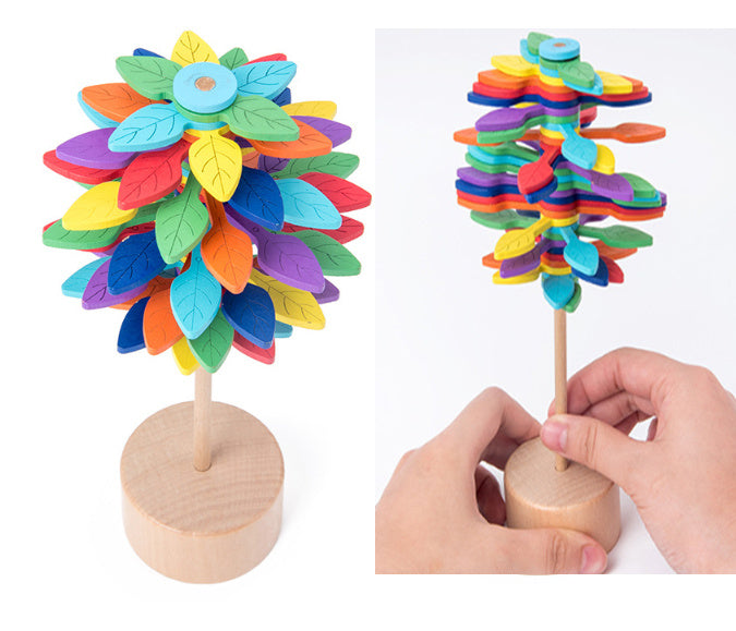 Lollipop de Madera Rotatorio