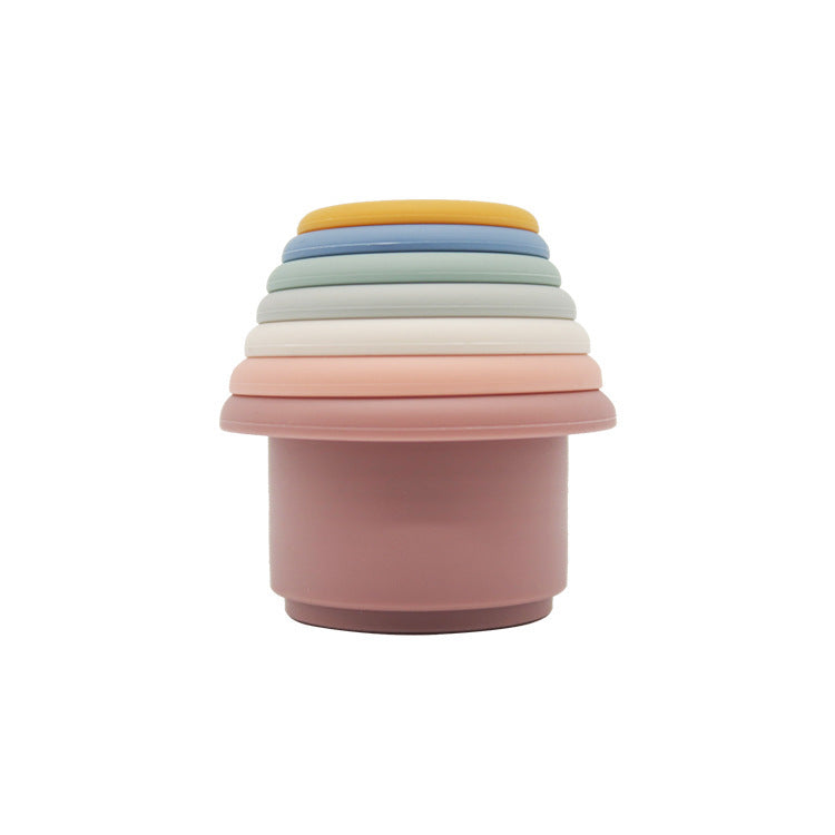 Tazas Apilables de Silicona para Bebés