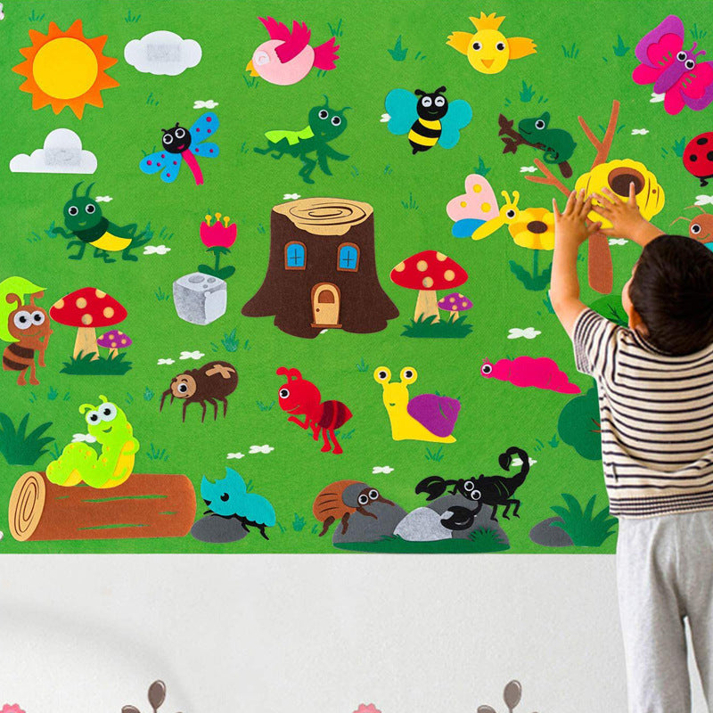 Juguetes Educativos de Fieltro para Bebés