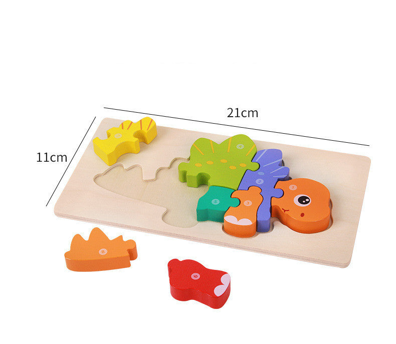 Rompecabezas 3D Montessori de Madera