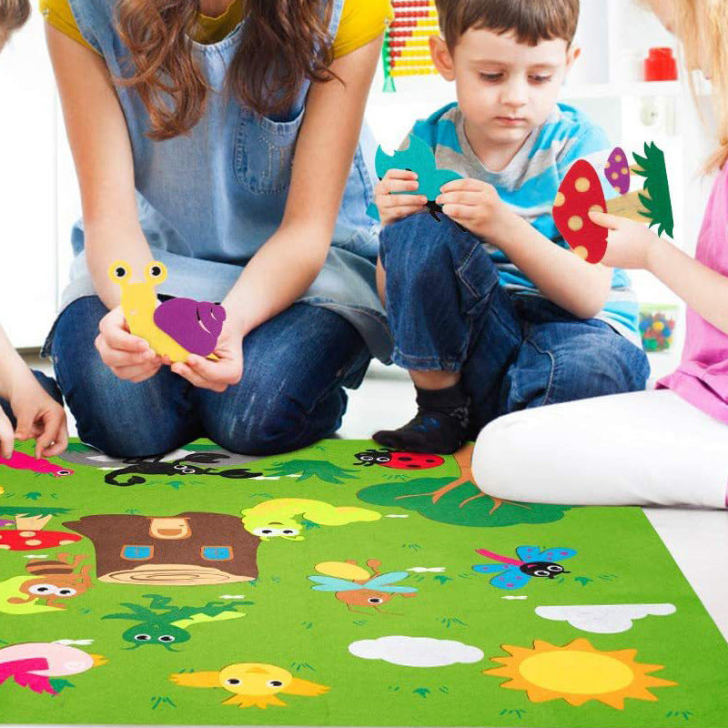 Juguetes Educativos de Fieltro para Bebés