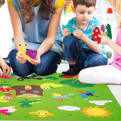 Juguetes Educativos de Fieltro para Bebés