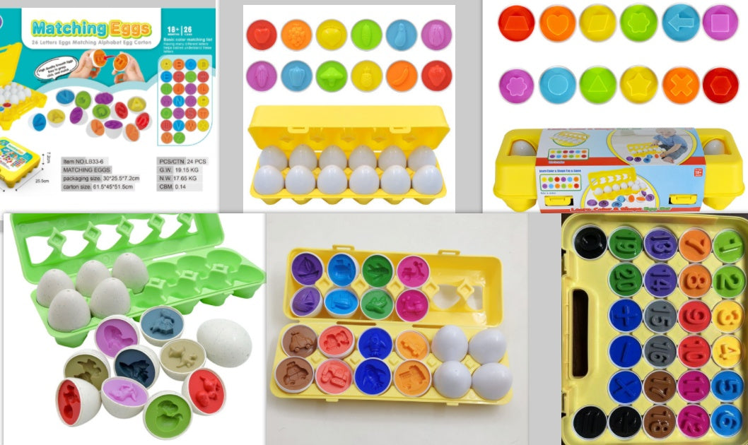 Juguetes Educativos Montessori Smart Eggs