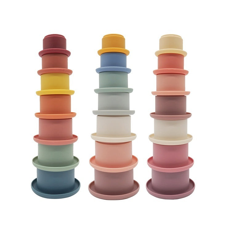 Tazas Apilables de Silicona para Bebés