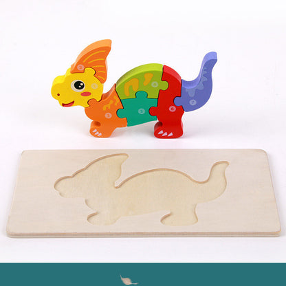 Rompecabezas 3D Montessori de Madera