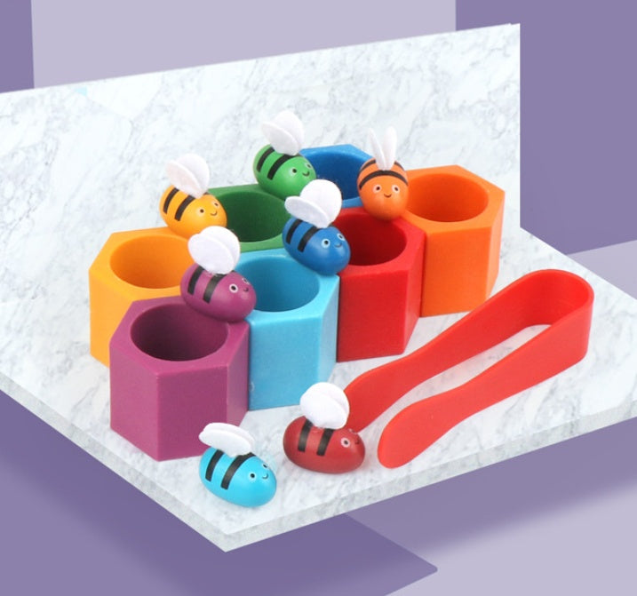 Juego de Mesa de Colmena de Madera