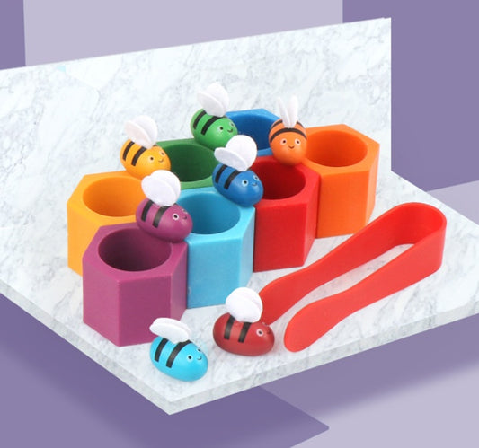 Juego de Mesa de Colmena de Madera