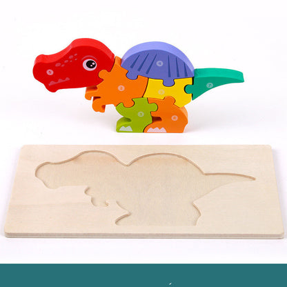 Rompecabezas 3D Montessori de Madera